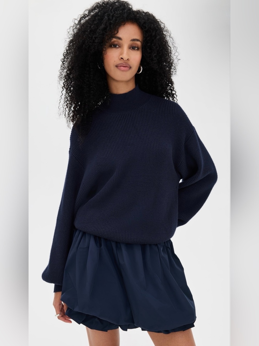 En Saison Florentina Mini Dress Navy Bubble